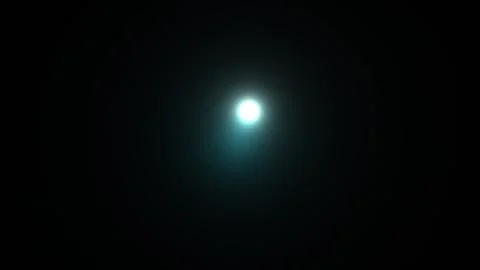 Bright light shining in darkness creates a glowing effect Stock Footage 338040822