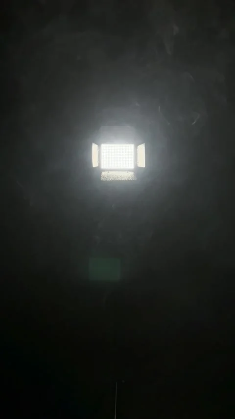 Bright Light in Smoky Darkness Stock Footage 277687664