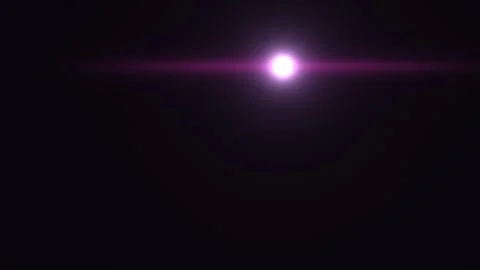 Bright light source in dark space with purple glow Stock Footage 338235133