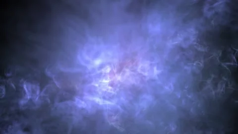The bright light source obscures the swirling white smoke. Video stock 157712964