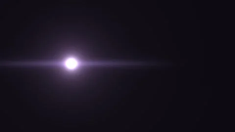 Bright light source shining in dark background with soft Stock Footage 338286725