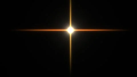 Bright light source shining in darkness with rays Stock Footage 338304124