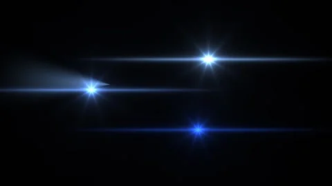 Bright light streaks move across a dark background Stock Footage 338228028