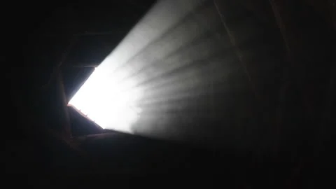 Bright light through the window bars Видео 238006922