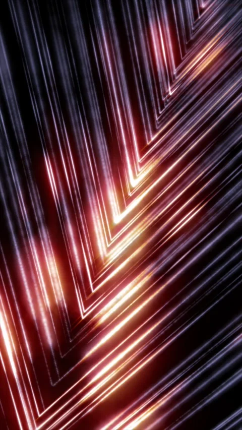 Bright light trails create mesmerizing patterns against a dark background Stock Footage 311951079