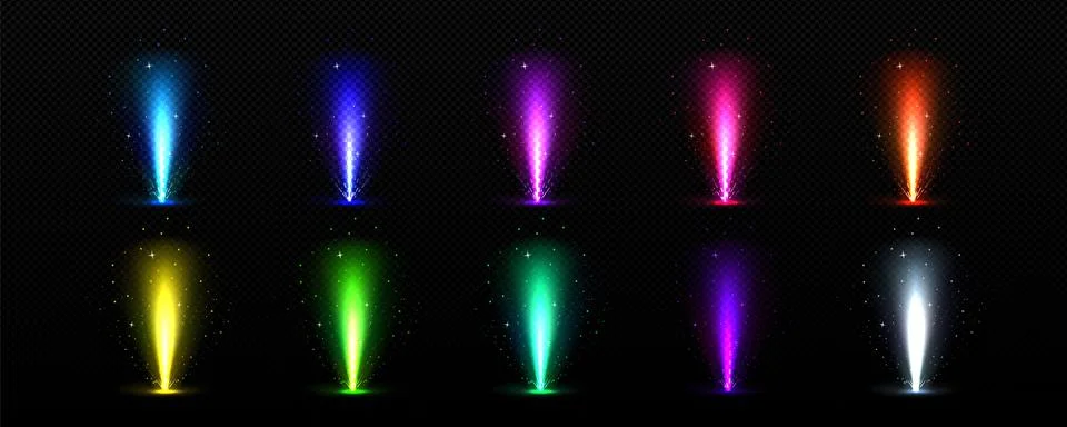 Bright light vector burst ray shine explode effect Stock Illustration