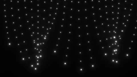 Bright lights creating patterns in dark background Stock Footage 339566487