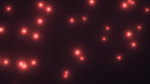 Bright lights in dark space create abstract visual interest Stock Footage 338013893