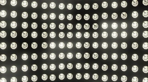 Bright lights glowing. Light wall Full HD Stock Footage 45904419