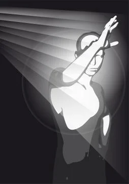 Bright lights Stock Illustration