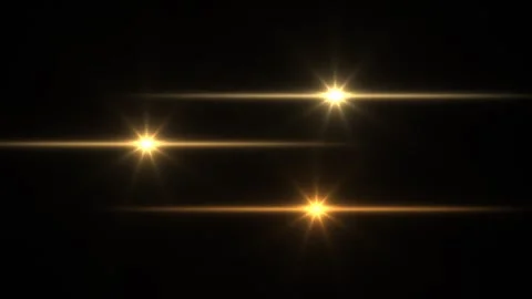 Bright lights shine in a dark space with distinct rays Stock Footage 338388562