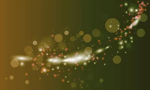 Bright Lights sparkle dark background. shiny circles. Stock Illustration