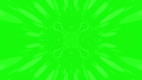 Bright lime green geometric pattern forming a hypnotic tunnel Stock Footage 329224289