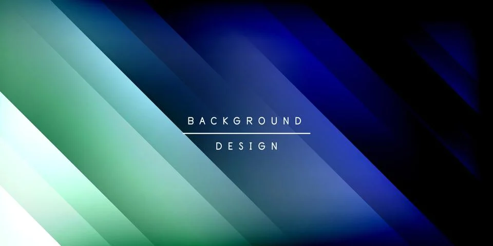 Bright lines background. Gradient geometric template wallpaper Stock Illustration