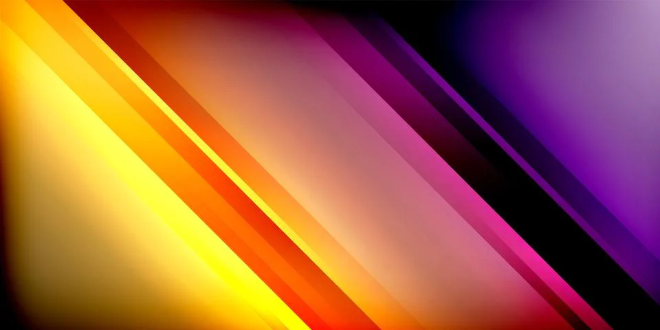 Bright lines background. Gradient geometric template wallpaper 스톡 일러스트