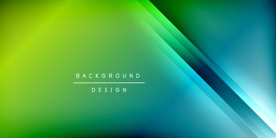 Bright lines background. Gradient geometric template wallpaper Stock Illustration
