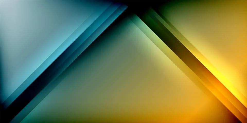 Bright lines background. Gradient geometric template wallpaper Illustrazione stock