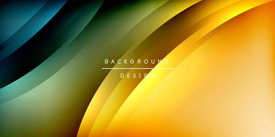 Bright lines background. Gradient geometric template wallpaper Stock Illustration