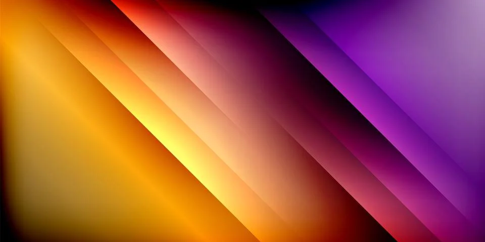 Bright lines background. Gradient geometric template wallpaper Stock Illustration