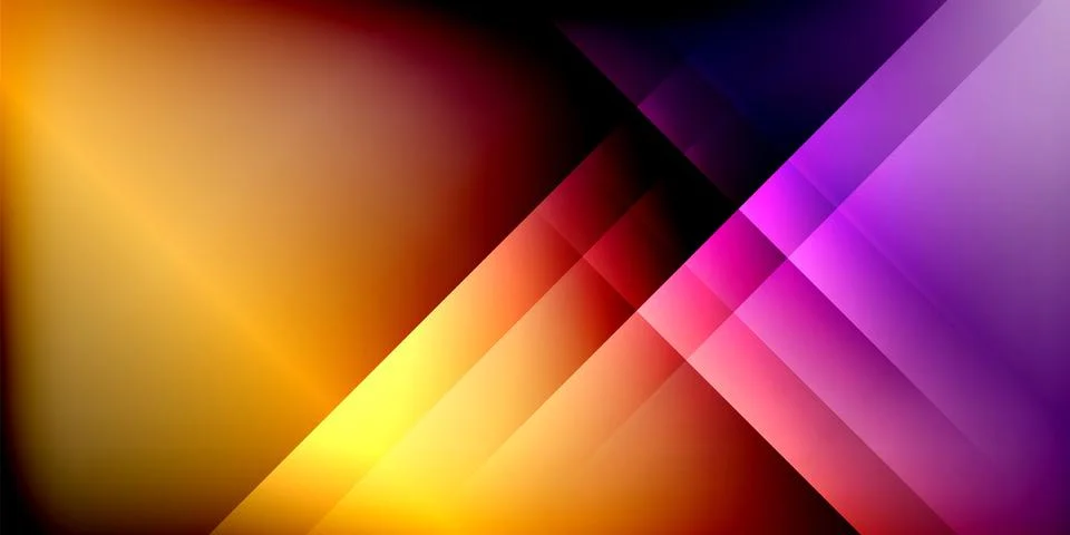 Bright lines background. Gradient geometric template wallpaper 스톡 일러스트