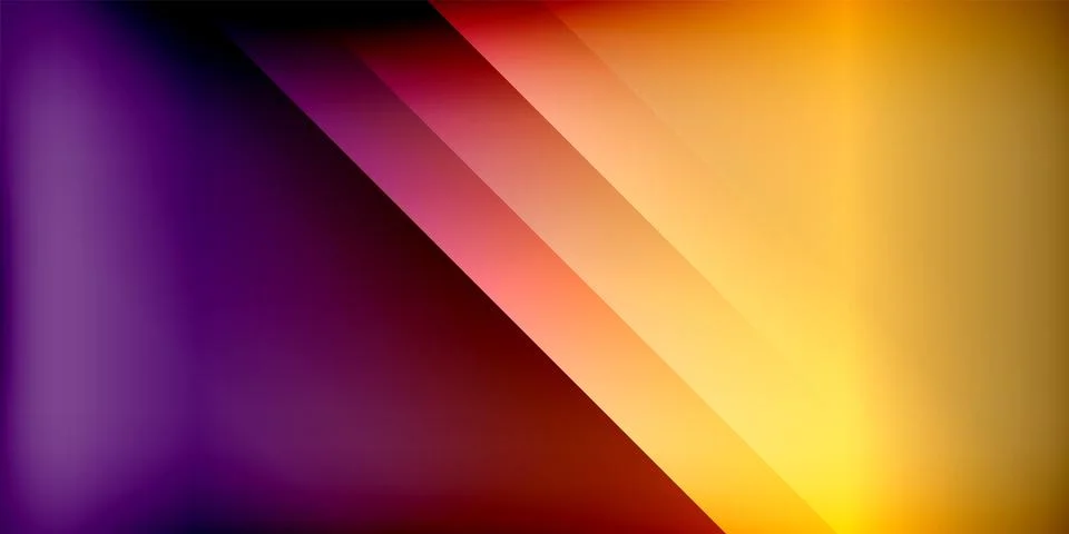 Bright lines background. Gradient geometric template wallpaper Illustrazione stock