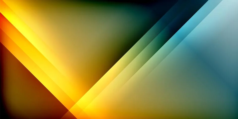 Bright lines background. Gradient geometric template wallpaper Stock Illustration