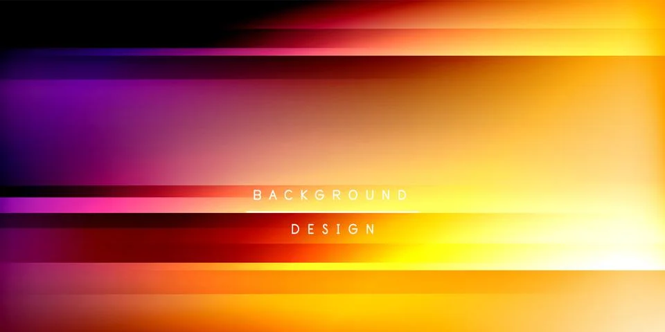 Bright lines background. Gradient geometric template wallpaper Stock Illustration