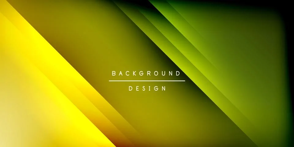 Bright lines background. Gradient geometric template wallpaper Stock Illustration