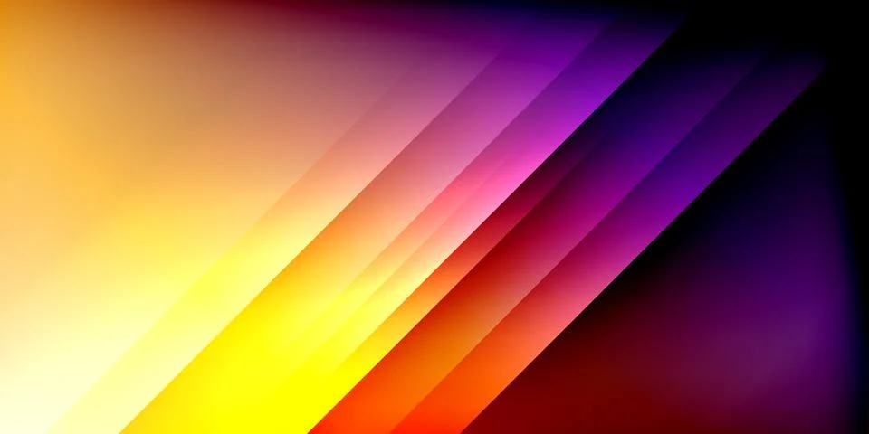 Bright lines background. Gradient geometric template wallpaper 스톡 일러스트