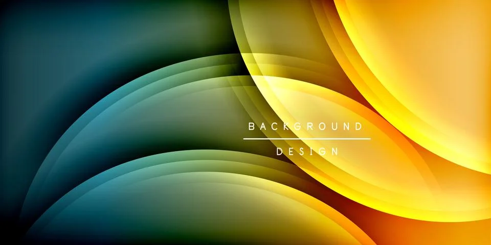 Bright lines background. Gradient geometric template wallpaper Illustrazione stock