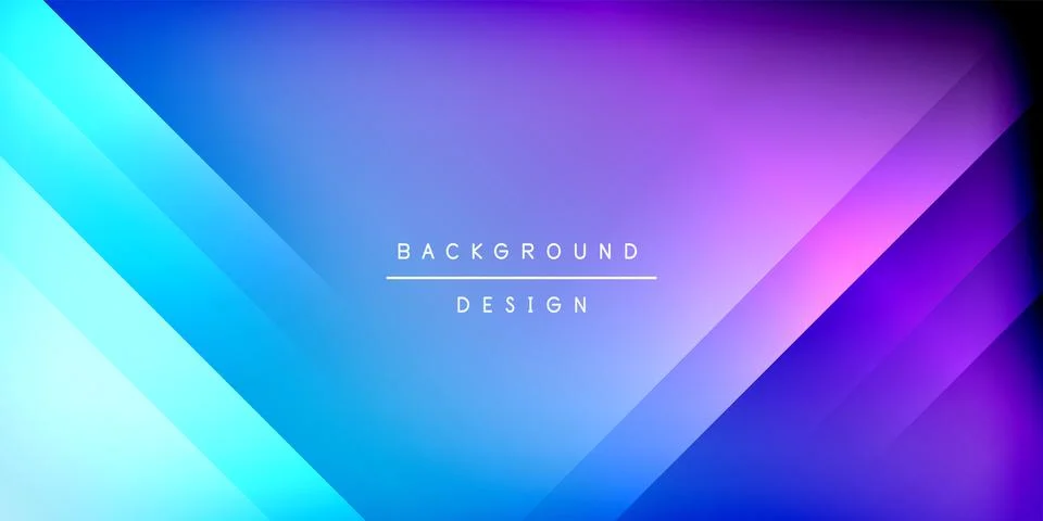 Bright lines background. Gradient geometric template wallpaper Stock Illustration
