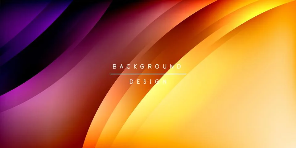 Bright lines background. Gradient geometric template wallpaper Illustrazione stock