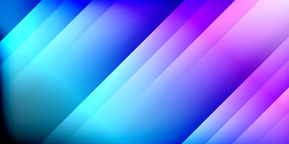 Bright lines background. Gradient geometric template wallpaper Illustrazione stock