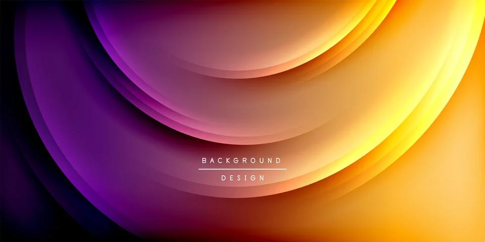 Bright lines background. Gradient geometric template wallpaper Stock Illustration