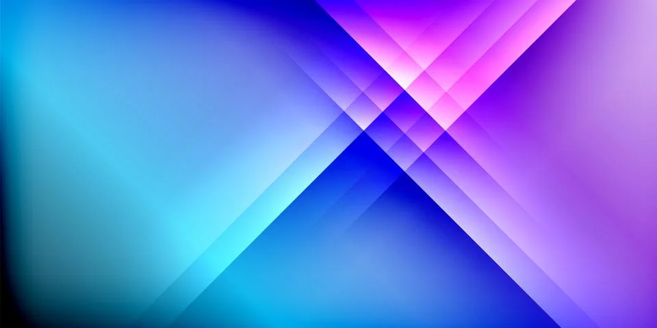 Bright lines background. Gradient geometric template wallpaper Stock Illustration