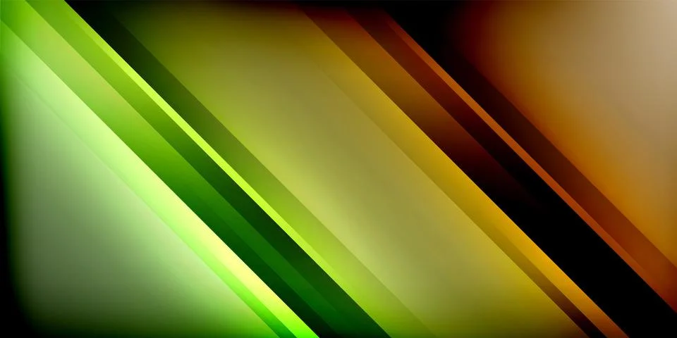 Bright lines background. Gradient geometric template wallpaper Stock Illustration