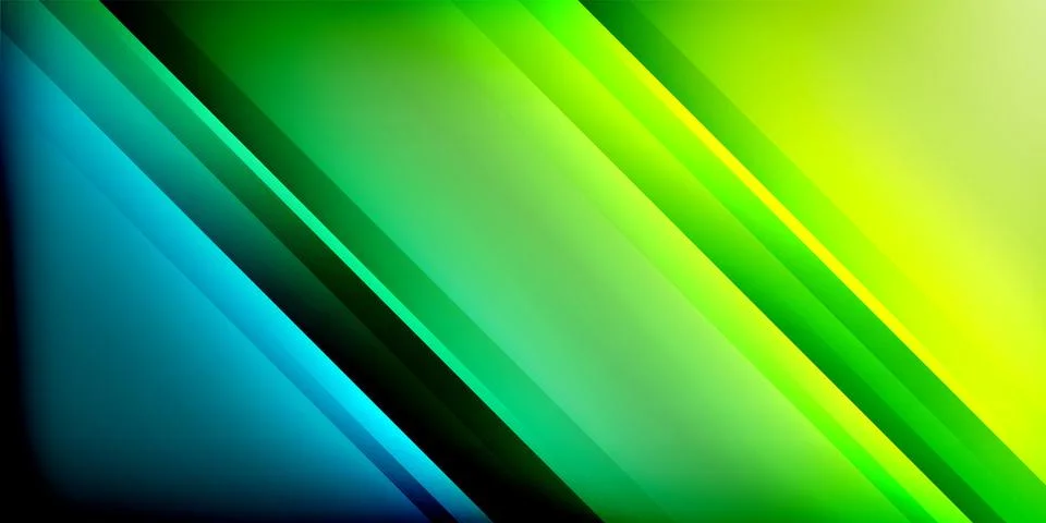 Bright lines background. Gradient geometric template wallpaper Stock Illustration