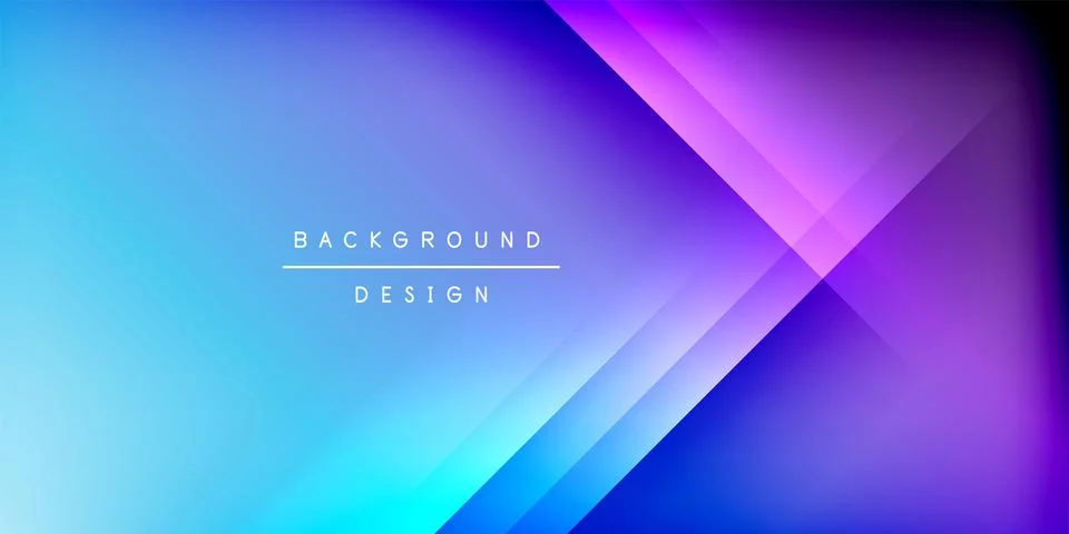 Bright lines background. Gradient geometric template wallpaper Stock Illustration