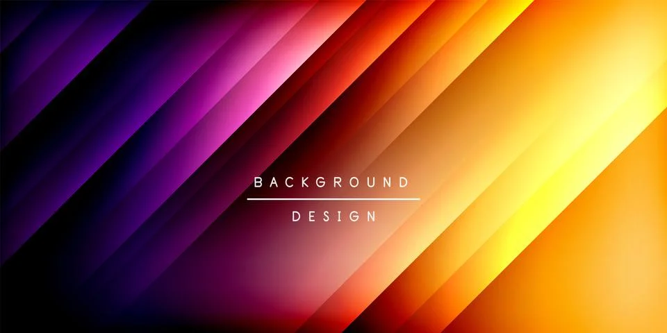 Bright lines background. Gradient geometric template wallpaper イラスト素材