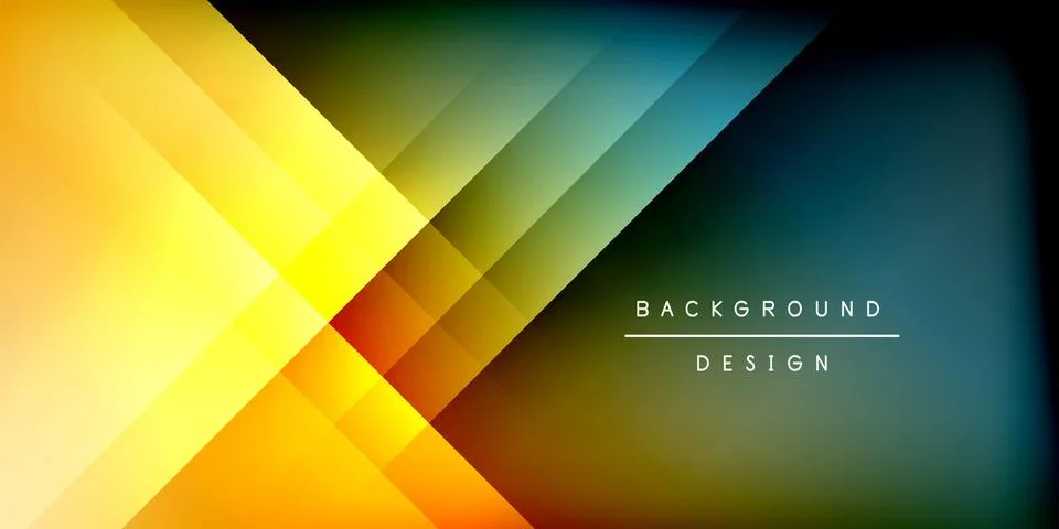Bright lines background. Gradient geometric template wallpaper Stockillustratie