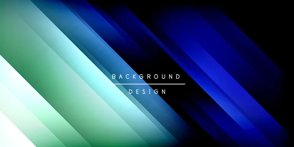 Bright lines background. Gradient geometric template wallpaper Illustrazione stock
