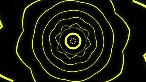 Bright lines of hypnotic floral pattern with circles. Design. Simple circles Stock Illustration