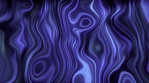Bright liquid pattern with curved lines and pulsations. Motion. Beautiful Stock Illustration