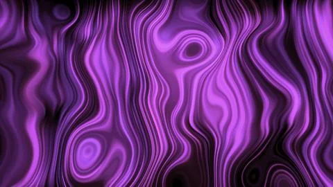 Bright liquid pattern with curved lines and pulsations. Motion. Beautiful Stock Illustration