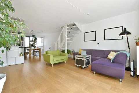 Bright living room Stock Photos