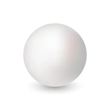 Bright Luminous Orb on white background Stock Illustration