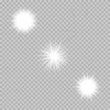 Bright luminous stars Stock Illustration