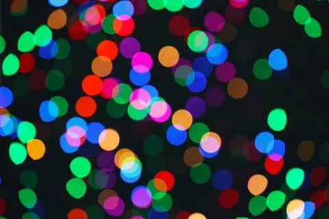 Bright magic colorful bokeh effect as background Stock Photos