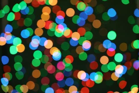 Bright magic colorful bokeh effect as background Stock Photos