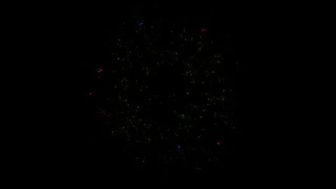 A bright, magical flash of glowing lights. Stock Footage 328235525